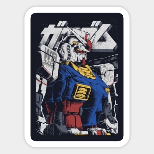 Retro Gundam Sticker